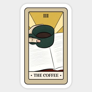 Bookish Tarot - The Coffee Sticker